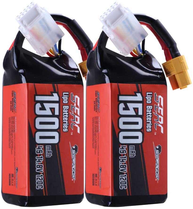 2024 Sunpadow HV Series Lipo Battery 5500mAh 7.6V 2S2P 140C