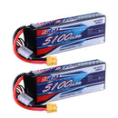 【Buy one get two】3S 11.1V RC Lipo Battery 20C 5100mAh with XT60 Plug for RC Drone Hobby