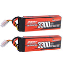 【Sunpadow】2pcs 3S 11.1V 3300mAh 70C lipo battery XT60 Plug for RC Car Hobby Vehicle traxxas