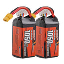 【Sunpadow】6S Lipo Battery 22.2V 1050mAh 130C Soft Pack with XT60 Plug for RC FPV Racing