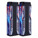 7.4V Lipo Battery 2S 6100mAh 70C Hard Case with 4mm Bullet for RC Car Hobby