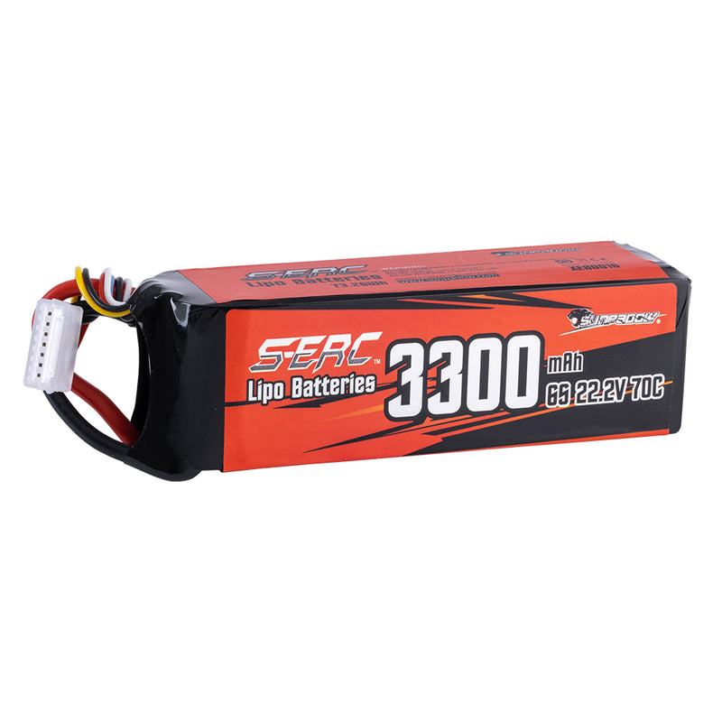 【Sunpadow】6S lipo battery 3300mAh 70C XT60 Plug for RC Car Truck Vehicle Buggy Hobby