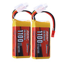 【Sunpadow】11.1V 3S RC Lipo Battery 35C 1100mAh with JST Plug for RC Quadcopter 2 Packs (Buy One Get Two)