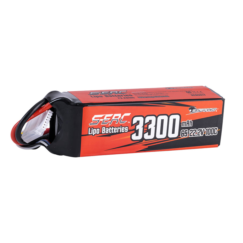 【Sunpadow】6S lipo battery 3300mAh 100C with XT60 Plug for RC Car Vehicle RC Boat RC Trucks RC truggy