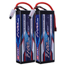 2S Lipo Battery 7.4V 7100mAh 70C Hard Case with Deans T Plug for RC Truck Hobby