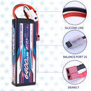 【Buy one get two】2S 7.4V 6400mAh 100C Lipo Battery T Plug for RC Car Plane DJI Truck Tank Buggy Racing Boat Models