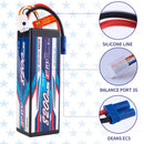 【Sunpadow】 3S 11.1V Lipo Battery 100C 8200mAh EC5 Plug  for RC Car Plane DJI Truck Tank Buggy Racing Boat Models