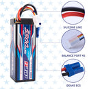 【Buy one get two】4S 14.8V 5300mAh 100C Lipo Battery EC5 Plug for RC Car Plane DJI Truck Tank Buggy Racing Boat Models