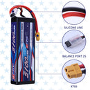 【Buy one get two】2S 7.4V Lipo Battery 5100mAh 70C Hard Case with XT60 Connector