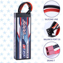 【Buy one get two】2S lipo battery 5000mAh 130C T Plug for RC Car Trucks traxxas Drone Helicopter RC tank