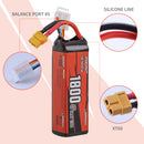 【Sunpadow】14.8V 4S Lipo Battery 1800mAh 130C Soft Pack with XT60 Connector for RC FPV