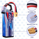 2pcs 14.8V 4S RC Lipo Battery 25C 2250mAh with XT60 Plug for RC Airplane Racing Hobby