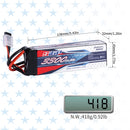 【Buy one get two】4S lipo battery 3300mAh 130C with XT60 Plug for RC Car Vehicle RC Boat RC Trucks RC truggy