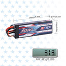 【Buy one get two】2S lipo battery 5000mAh 130C T Plug for RC Car Trucks traxxas Drone Helicopter RC tank