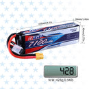 【Buy one get two】3S RC Lipo Battery 11.1V 70C 7100mAh Soft Pack with XT60 Connector