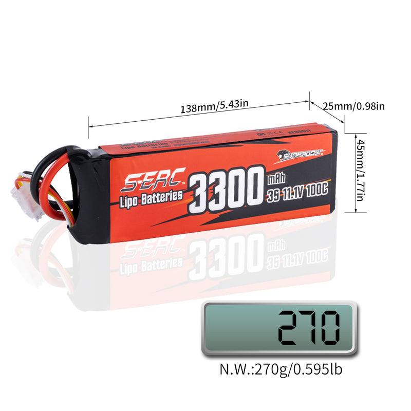 【Sunpadow】2pcs 3S lipo battery 3300mAh 100C with XT60 Plug for RC Car rc trucks traxxas Hobby Vehicle tank