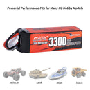 【Sunpadow】6S lipo battery 3300mAh 100C with XT60 Plug for RC Car Vehicle RC Boat RC Trucks RC truggy