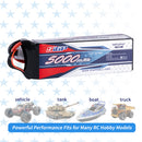 4S lipo battery 5000mAh 130C EC5 Plug for RC Car Trucks traxxas Drone Helicopter RC tank