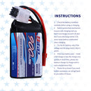 7.4V 2S RC Lipo Battery 25C 900mAh with JST Plug for RC Airplane Racing 2 Packs (Buy One Get Two)