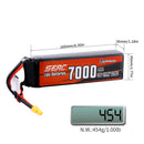 【Sunpadow】3S lipo battery 7000mAh 120C with XT60 Plug for RC Car rc trucks traxxas Hobby Vehicle tank