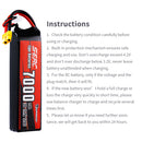 【Sunpadow】3S lipo battery 7000mAh 120C with XT60 Plug for RC Car rc trucks traxxas Hobby Vehicle tank