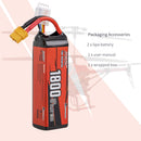 【Sunpadow】14.8V 4S Lipo Battery 1800mAh 130C Soft Pack with XT60 Connector for RC FPV