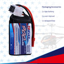 7.4V 2S RC Lipo Battery 25C 900mAh with JST Plug for RC Airplane Racing 2 Packs (Buy One Get Two)