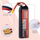 【Sunpadow】3S lipo battery 11.55V 8200mAh 120C XT60 Plug for RC Car Truck Vehicle Buggy Hobby