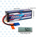 【Sunpadow】 3S 11.1V Lipo Battery 100C 8200mAh EC5 Plug  for RC Car Plane DJI Truck Tank Buggy Racing Boat Models