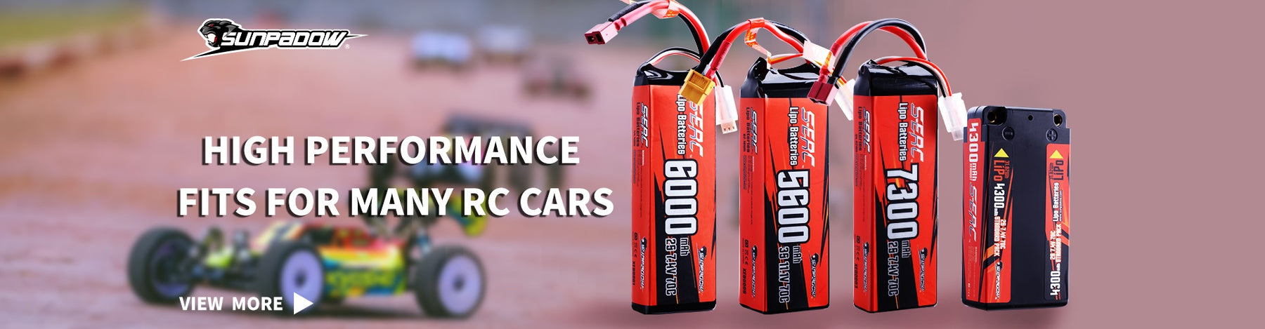 ホビーラジコン SUNPADOW LiPo5500mAh130/65C 最高のパフォーマンスを提供するRC用リポバッテリー SUNPADOW の