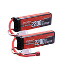 Sunpadow 2S Lipo Battery 7.4V 2200mAh 40C Soft Pack with Deans T Plug for RC Car Hobby Vehicles