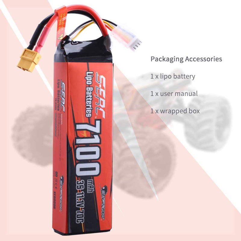 Batterie Lipo 3S 11.1 V 5200 mAh 30C XT60 Tunisie