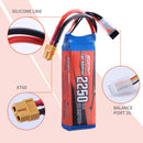 【Sunpadow】2pcs 3S Lipo Battery 11.1V 40C 2250mAh with XT60 Plug for RC Airplane Drone