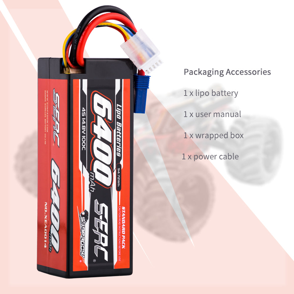 HOOVO 4S Lipo Akku 14.8V 6500mAh 80C RC Batterie EC5 Plug Hard Case für HOOVO 4S Lipo Akku 14.8V 6500mAh 80C RC Batterie EC5 Plug Hard Case für