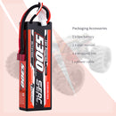 【Sunpadow】 2pcs 2S 7.4V 5300mAh 100C Lipo Battery T Plug for RC Car Plane DJI Truck Tank Buggy Racing Boat Models